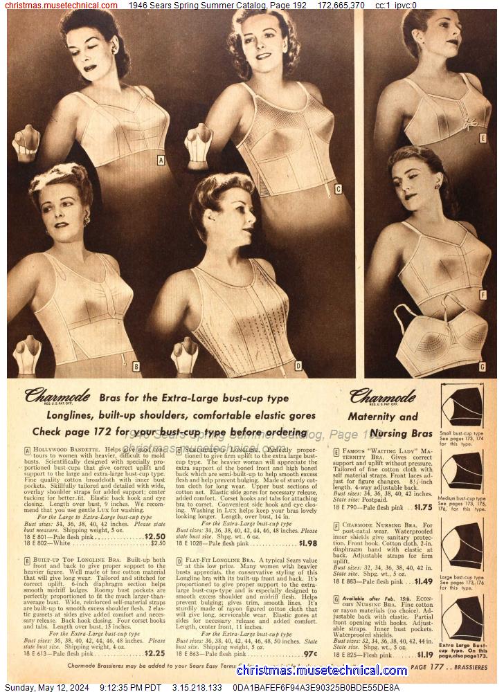 1946 Sears Spring Summer Catalog, Page 192