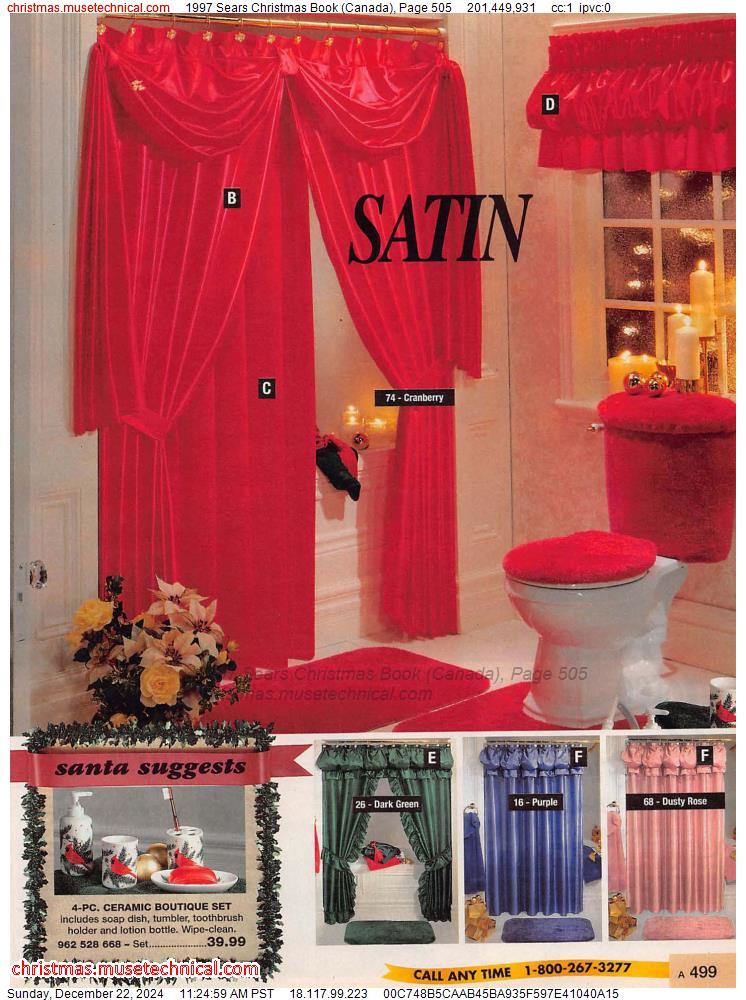 1997 Sears Christmas Book (Canada), Page 505