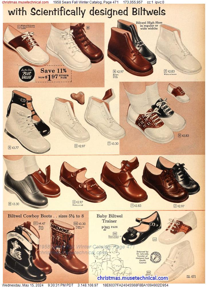 1958 Sears Fall Winter Catalog, Page 471