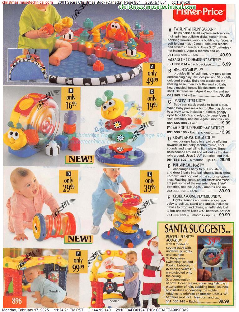 2001 Sears Christmas Book (Canada), Page 904