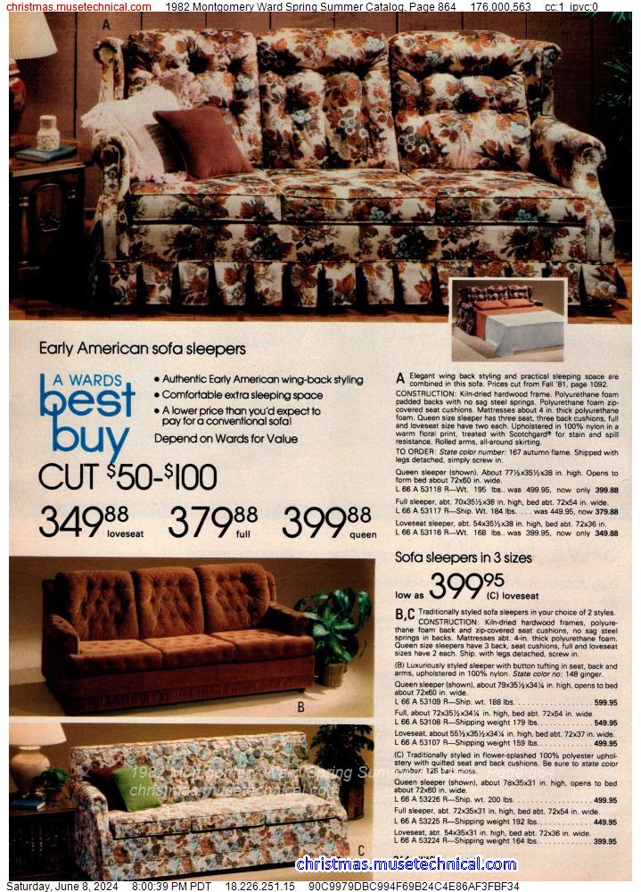 1982 Montgomery Ward Spring Summer Catalog, Page 864
