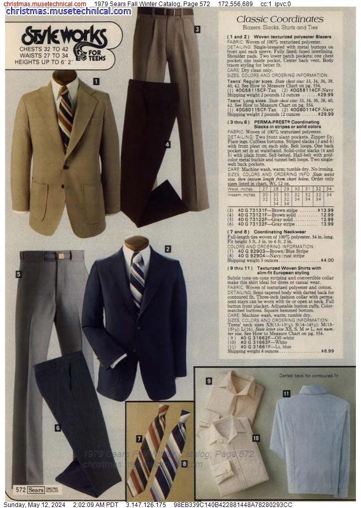 1979 Sears Fall Winter Catalog, Page 572