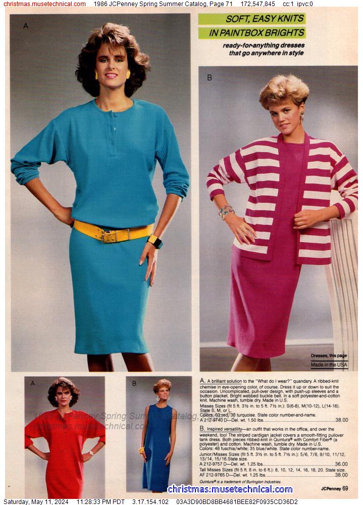 1986 JCPenney Spring Summer Catalog, Page 71