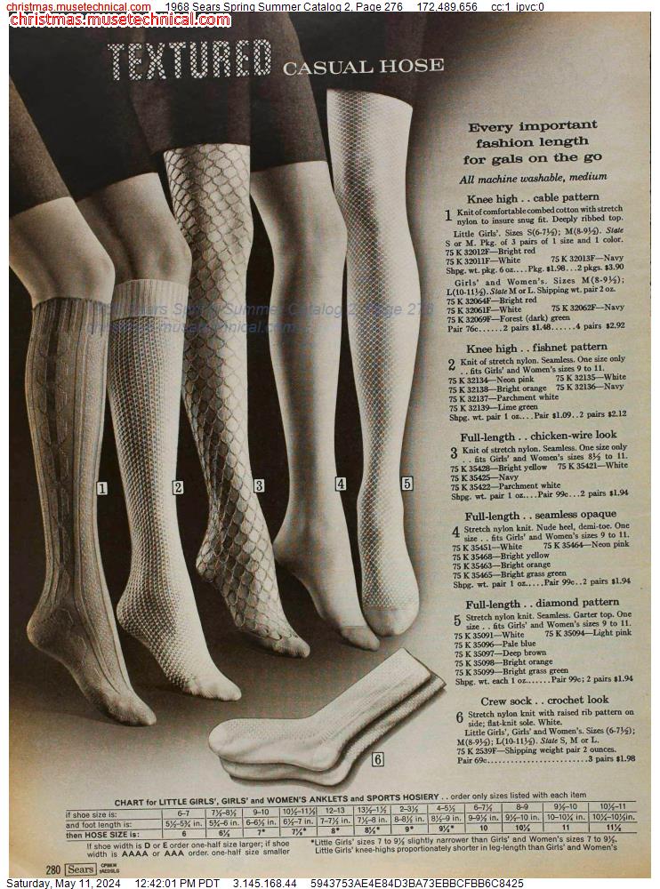 1968 Sears Spring Summer Catalog 2, Page 276