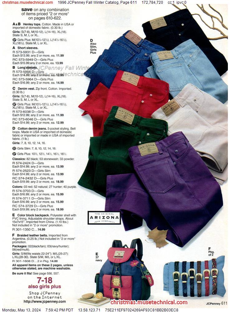1996 JCPenney Fall Winter Catalog, Page 611