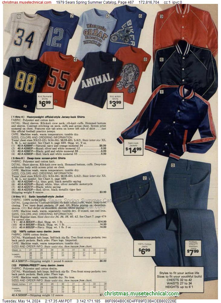 1979 Sears Spring Summer Catalog, Page 467