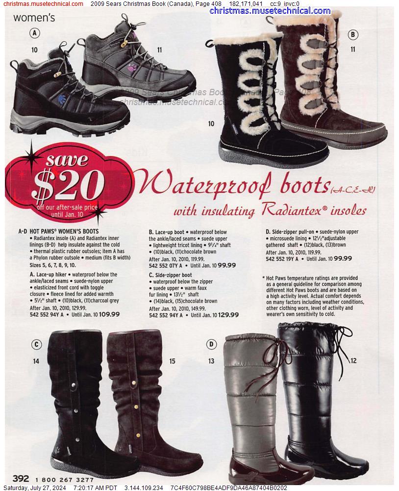 2009 Sears Christmas Book (Canada), Page 408