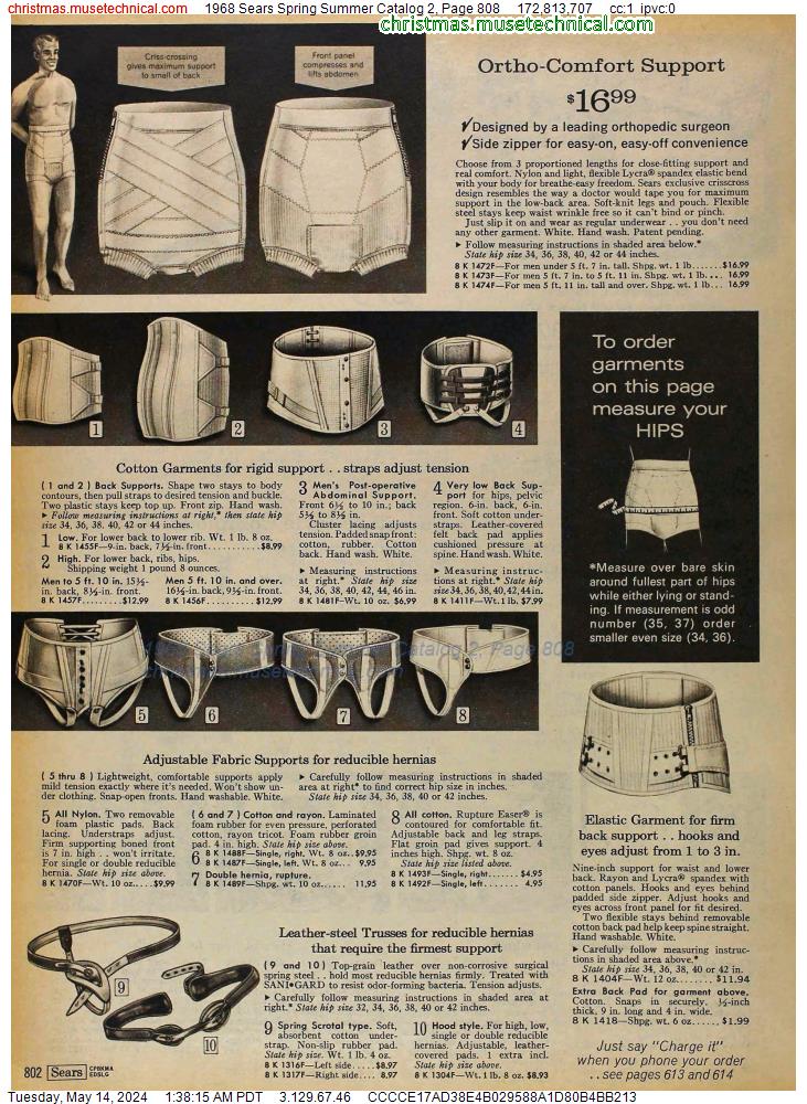 1968 Sears Spring Summer Catalog 2, Page 808