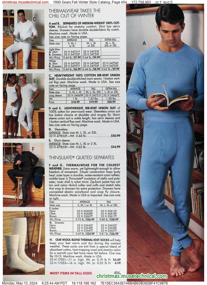1990 Sears Fall Winter Style Catalog, Page 454