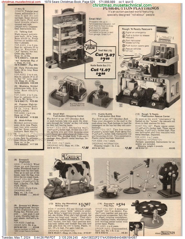 1978 Sears Christmas Book, Page 529
