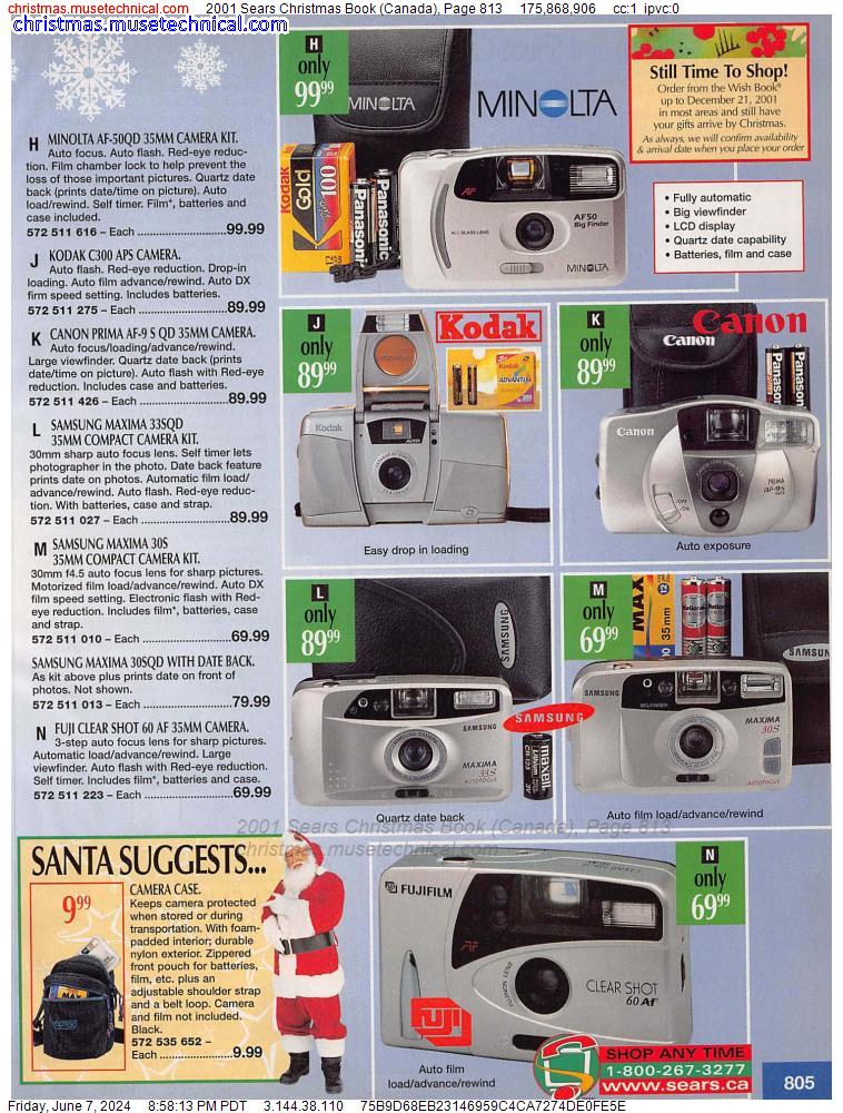 2001 Sears Christmas Book (Canada), Page 813