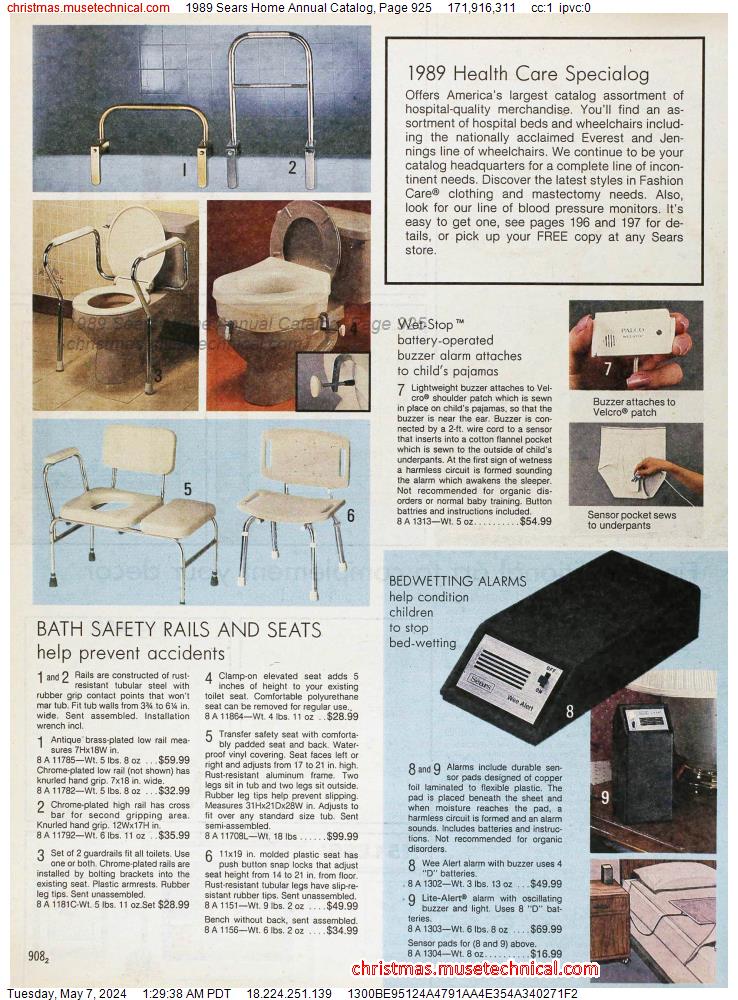 1989 Sears Home Annual Catalog, Page 925