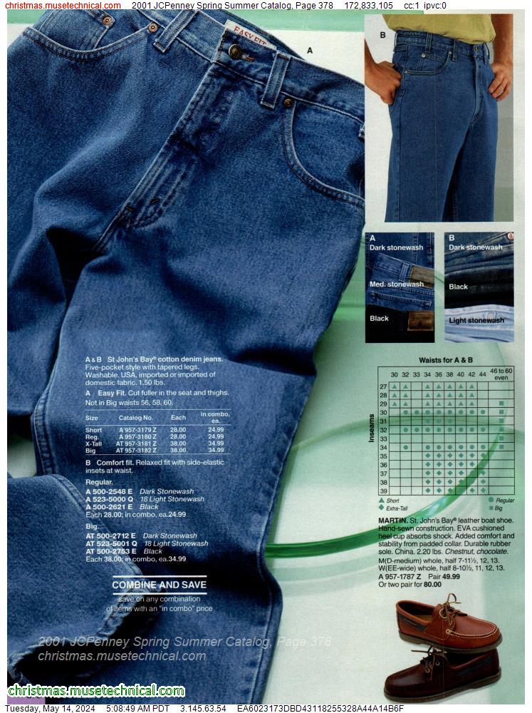 2001 JCPenney Spring Summer Catalog, Page 378