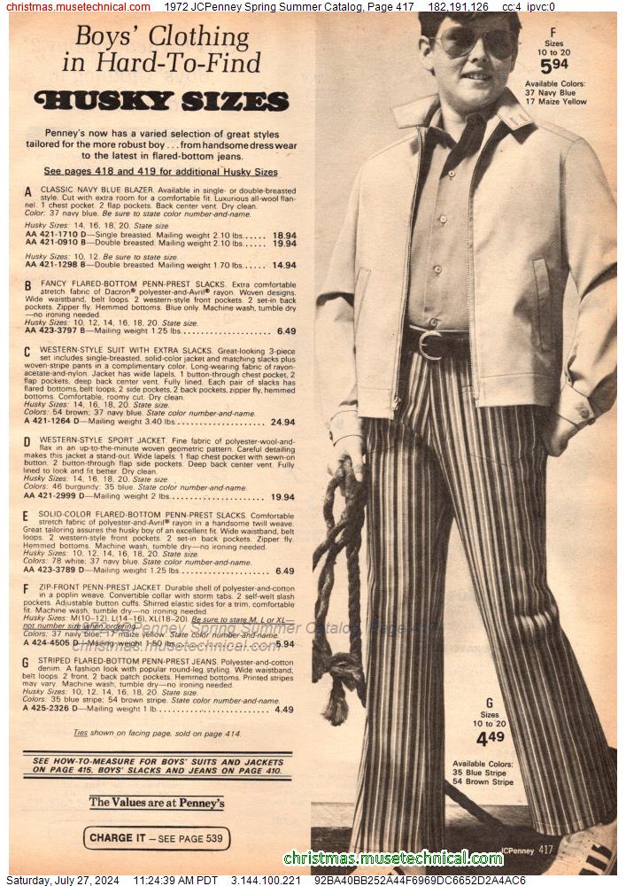 1972 JCPenney Spring Summer Catalog, Page 417