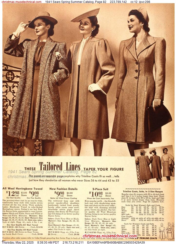 1941 Sears Spring Summer Catalog, Page 82