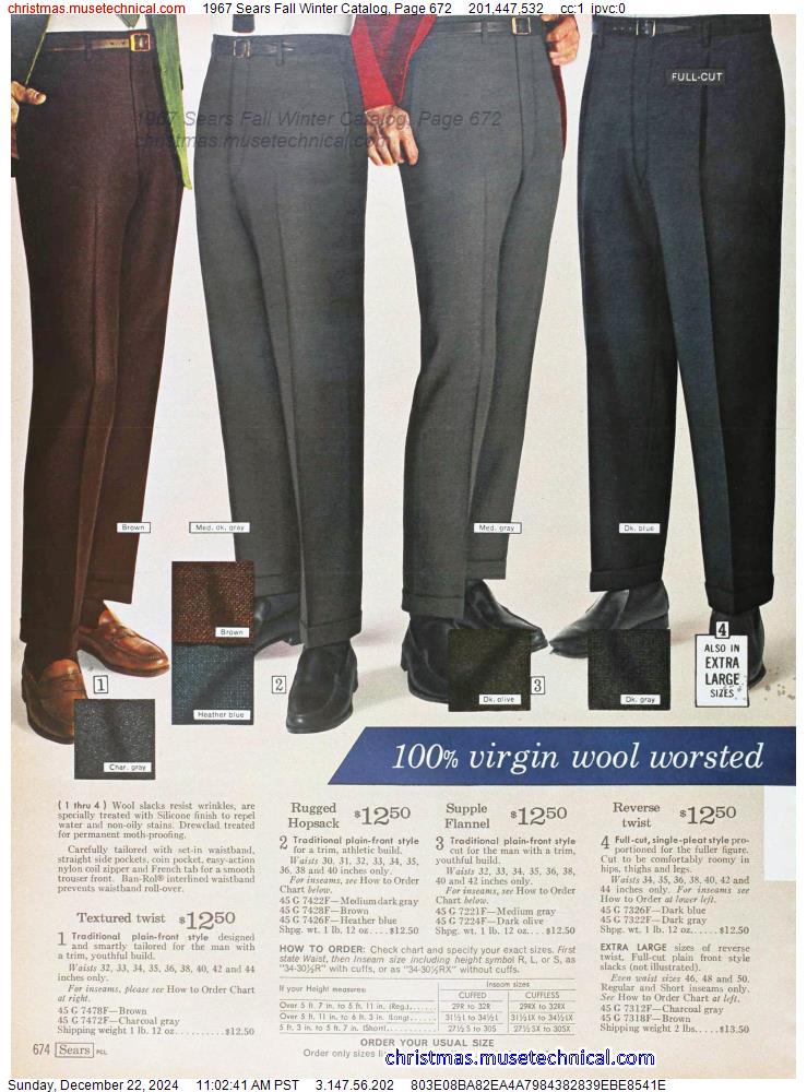 1967 Sears Fall Winter Catalog, Page 672