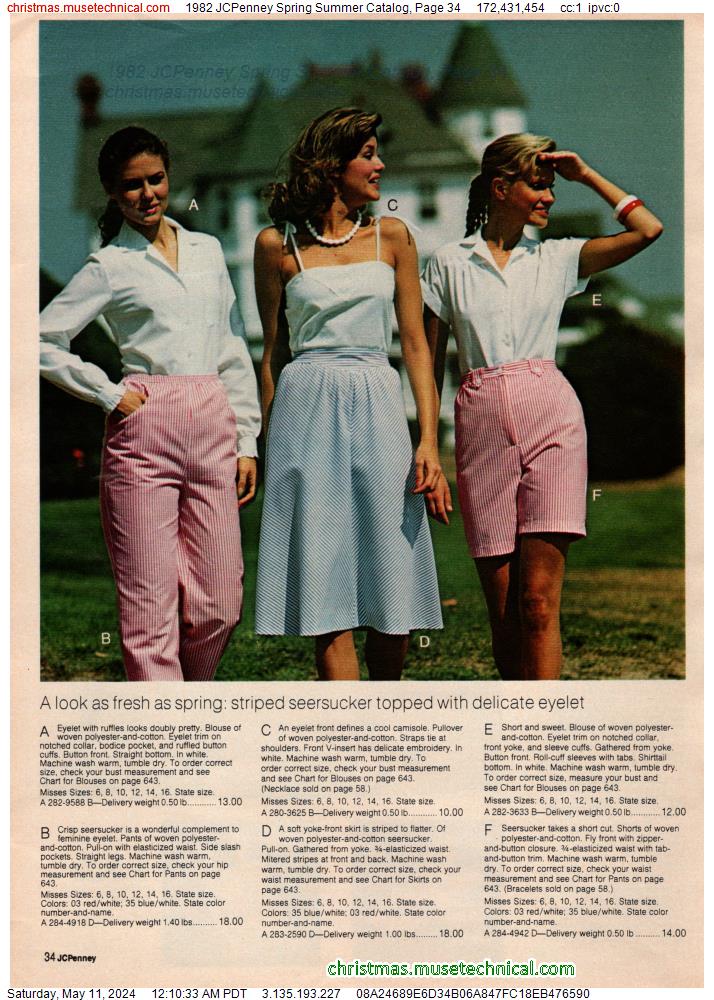 1982 JCPenney Spring Summer Catalog, Page 34