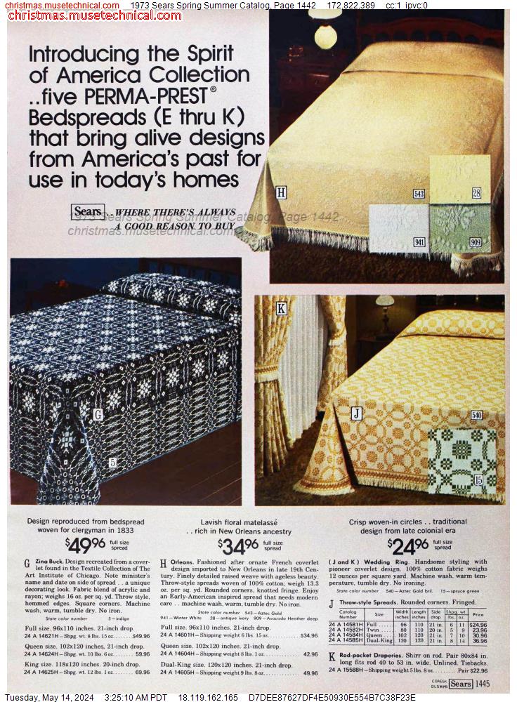 1973 Sears Spring Summer Catalog, Page 1442