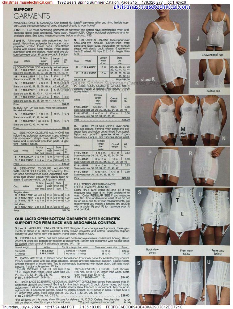 1992 Sears Spring Summer Catalog, Page 215