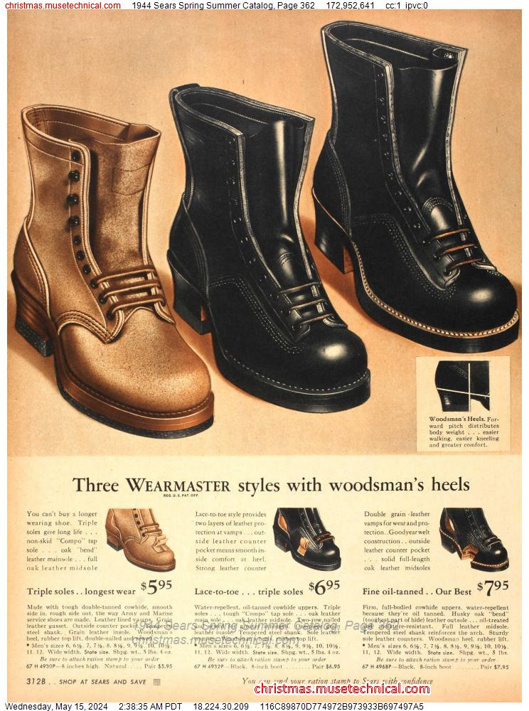 1944 Sears Spring Summer Catalog, Page 362