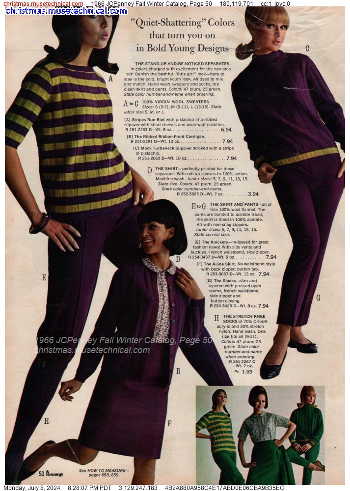 1966 JCPenney Fall Winter Catalog, Page 50