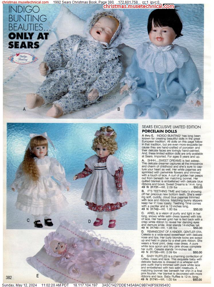 1992 Sears Christmas Book, Page 380