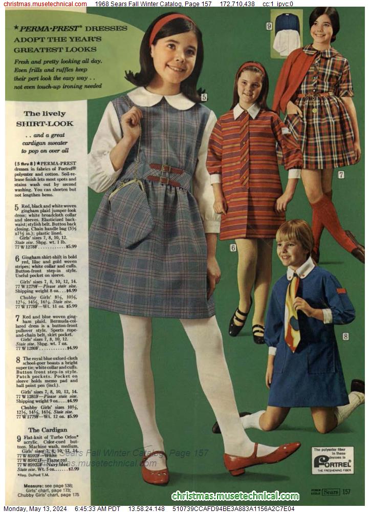 1968 Sears Fall Winter Catalog, Page 157