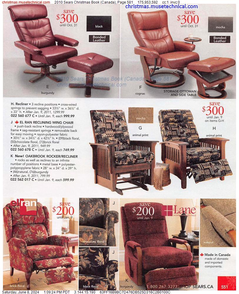 2010 Sears Christmas Book (Canada), Page 581