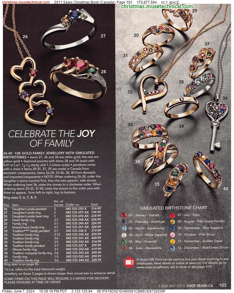 2011 Sears Christmas Book (Canada), Page 103