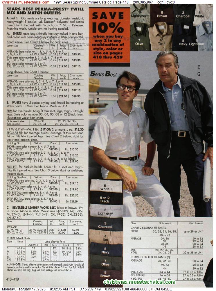 1991 Sears Spring Summer Catalog, Page 418