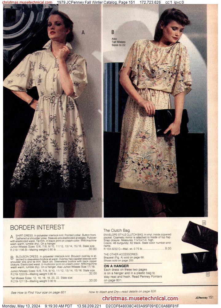 1979 JCPenney Fall Winter Catalog, Page 151