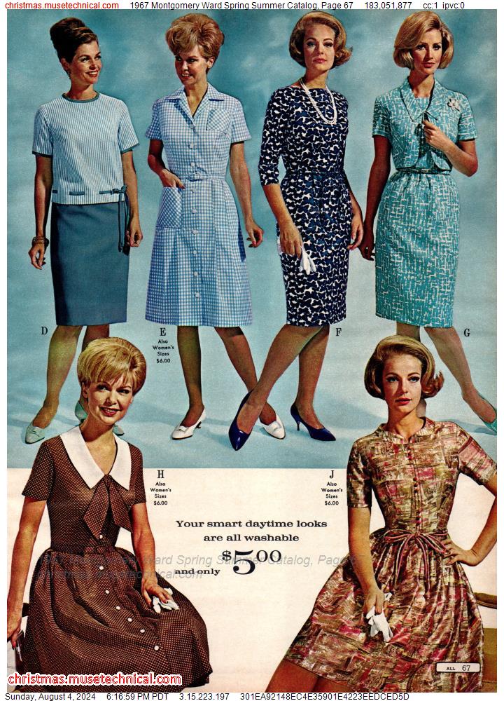 1967 Montgomery Ward Spring Summer Catalog, Page 67