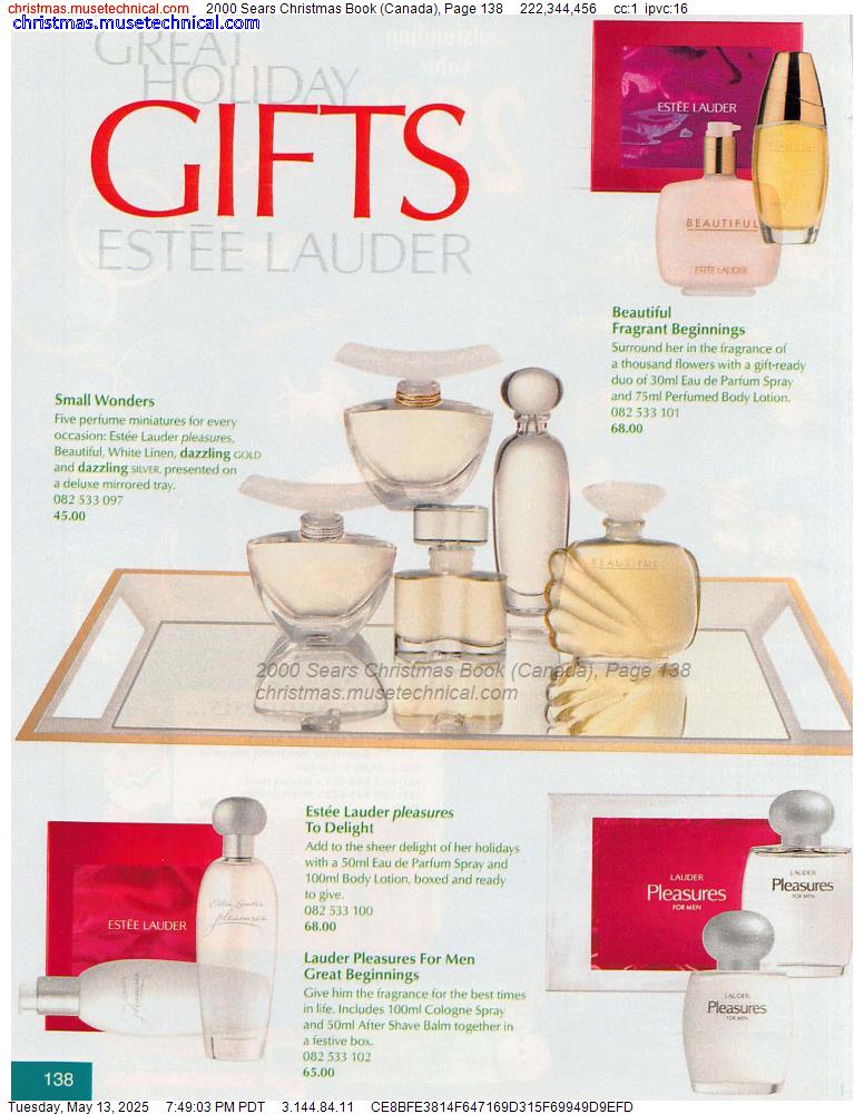2000 Sears Christmas Book (Canada), Page 138