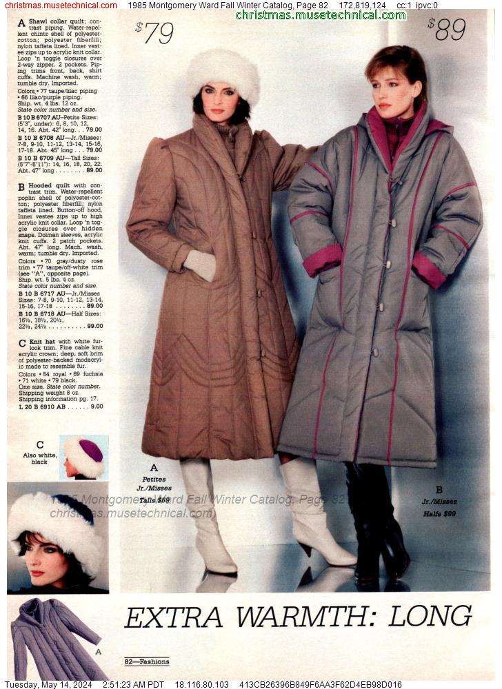 1985 Montgomery Ward Fall Winter Catalog, Page 82