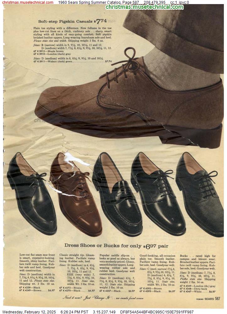 1960 Sears Spring Summer Catalog, Page 587