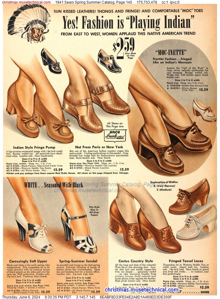 1941 Sears Spring Summer Catalog, Page 140