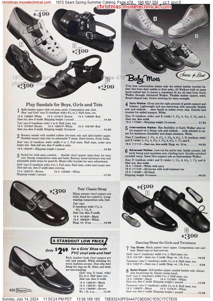 1972 Sears Spring Summer Catalog, Page 478