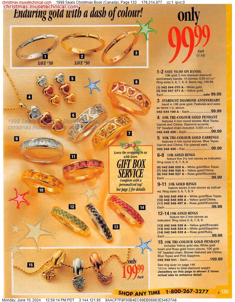 1998 Sears Christmas Book (Canada), Page 133