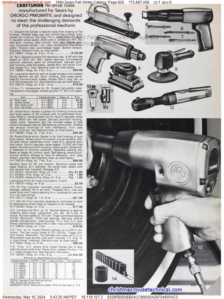 1984 Sears Fall Winter Catalog, Page 828