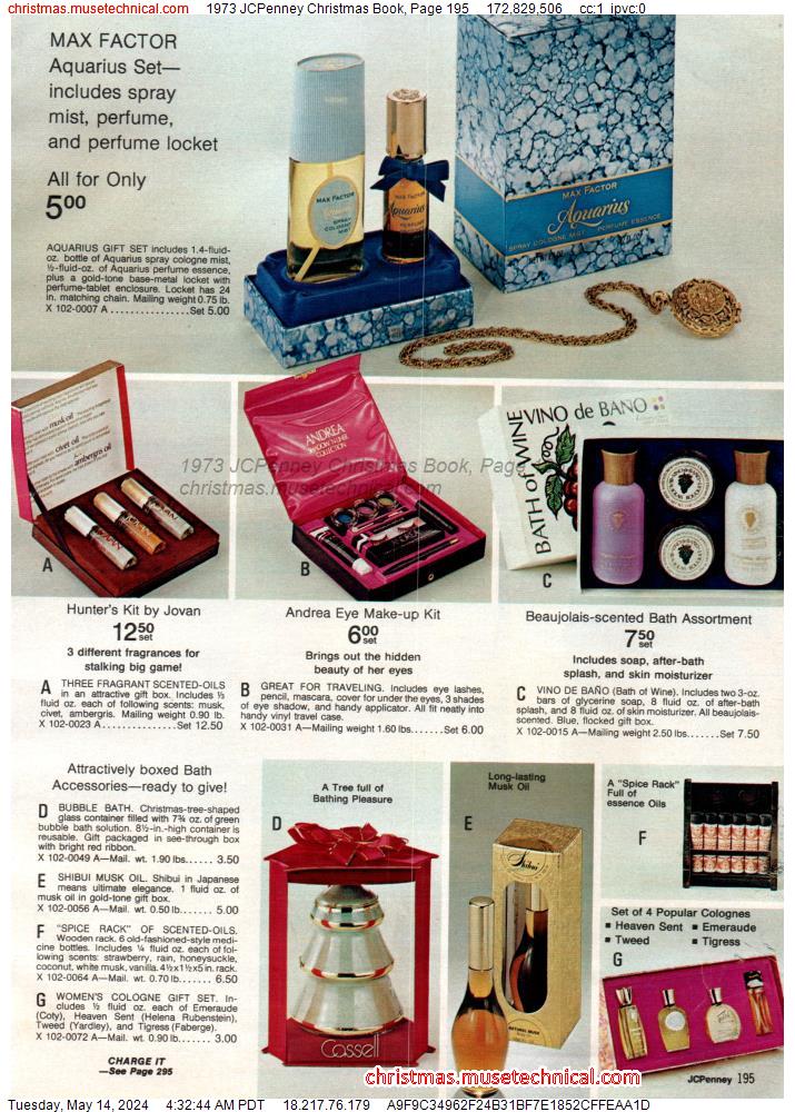 1973 JCPenney Christmas Book, Page 195