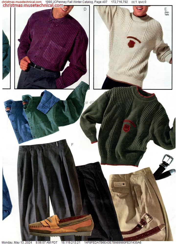 1990 JCPenney Fall Winter Catalog, Page 407