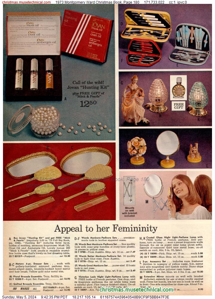 1973 Montgomery Ward Christmas Book, Page 180