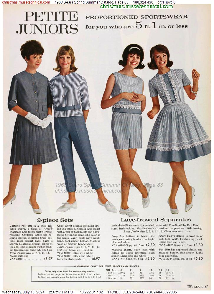 1963 Sears Spring Summer Catalog, Page 83
