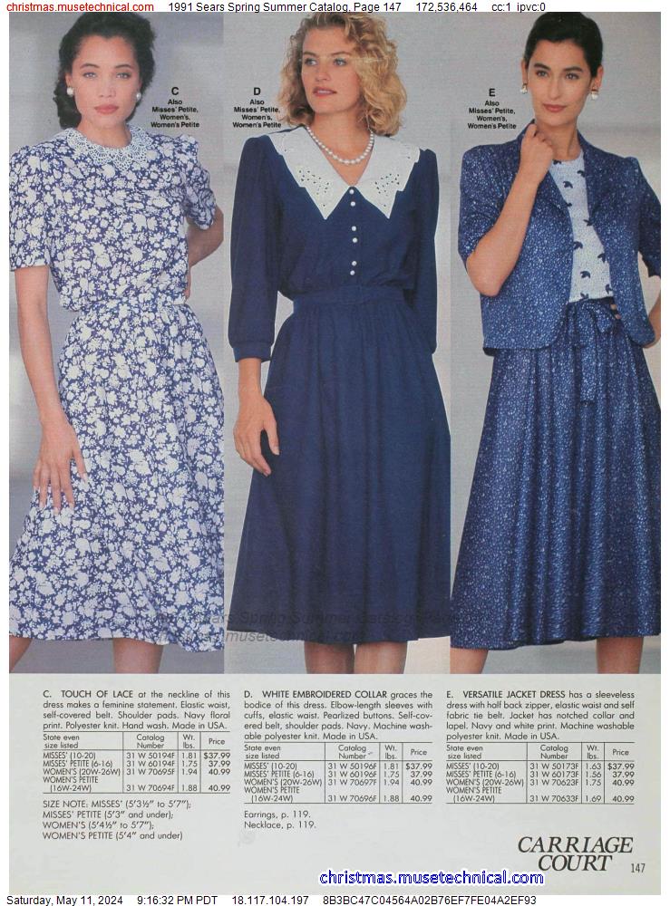 1991 Sears Spring Summer Catalog, Page 147