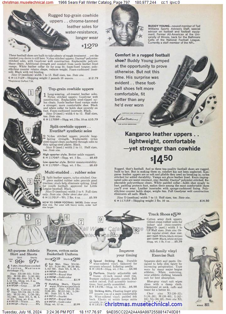 1966 Sears Fall Winter Catalog, Page 797