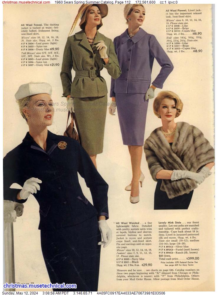 1960 Sears Spring Summer Catalog, Page 112