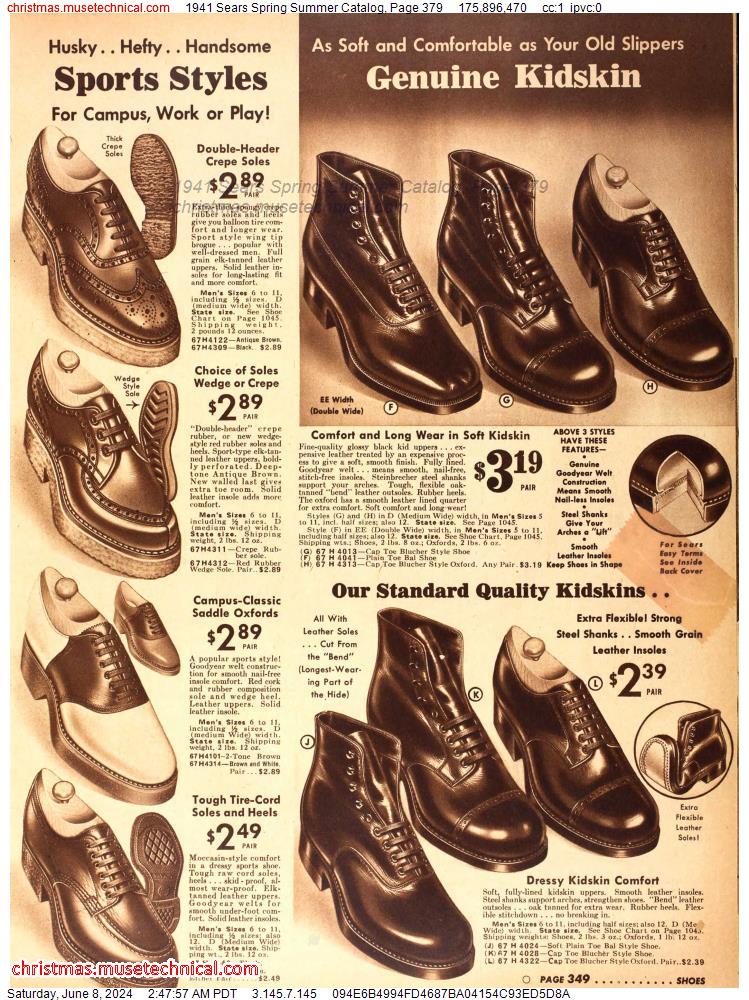 1941 Sears Spring Summer Catalog, Page 379