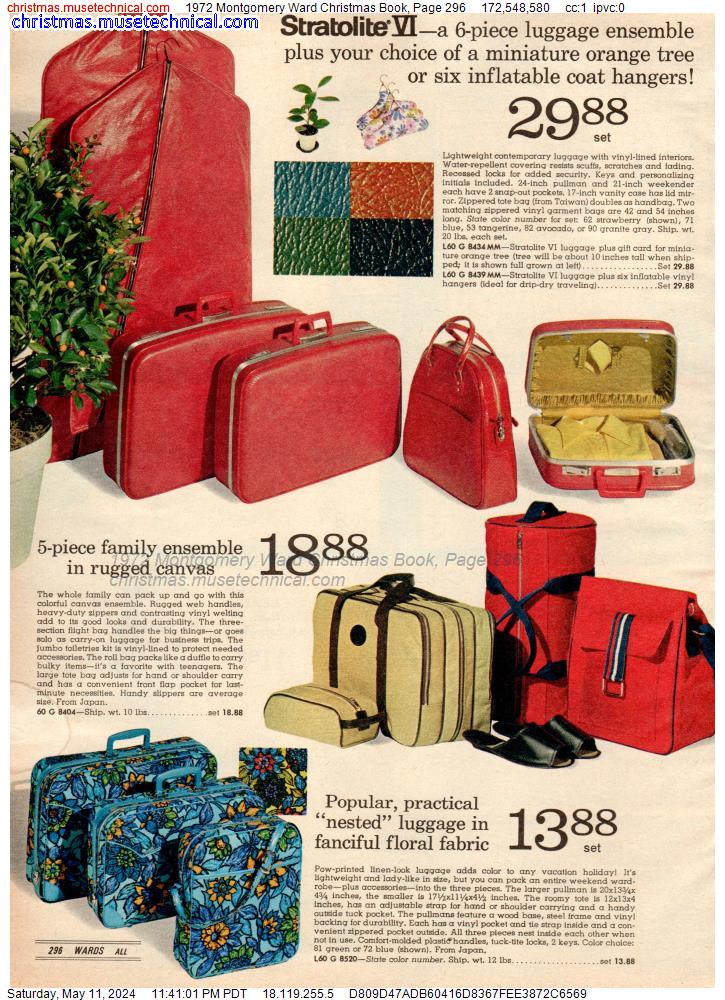 1972 Montgomery Ward Christmas Book, Page 296
