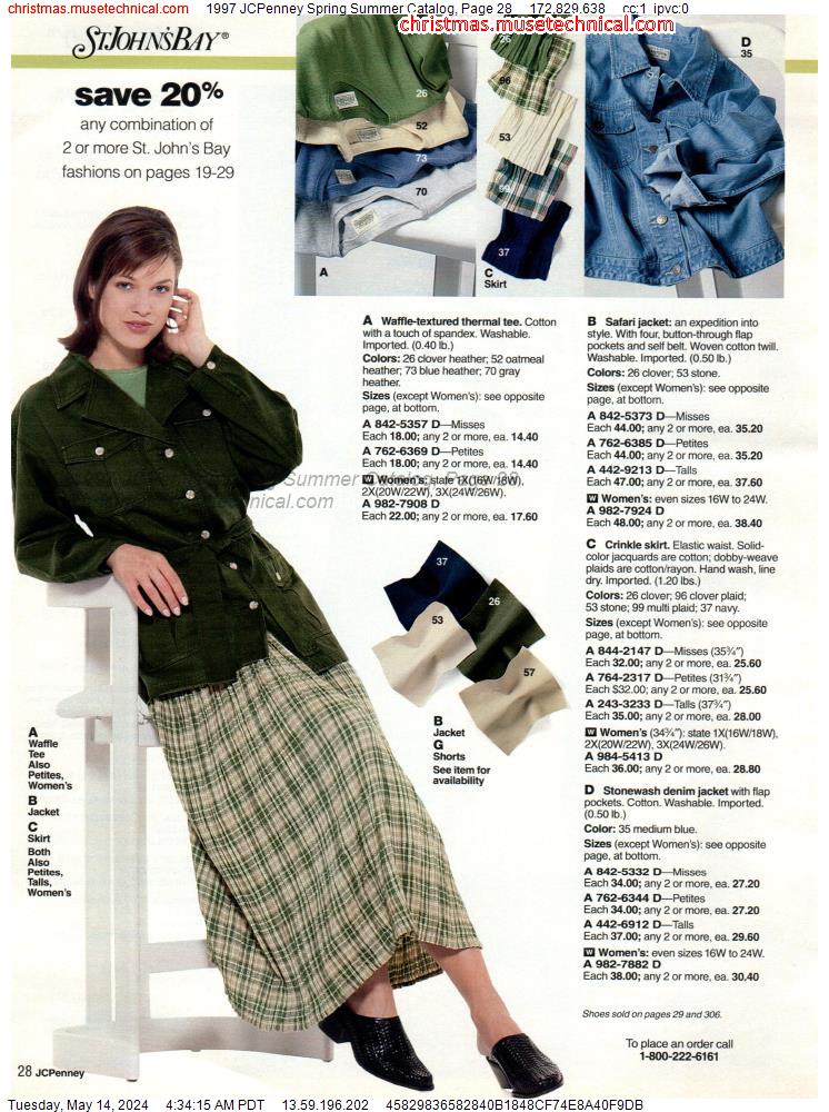 1997 JCPenney Spring Summer Catalog, Page 28