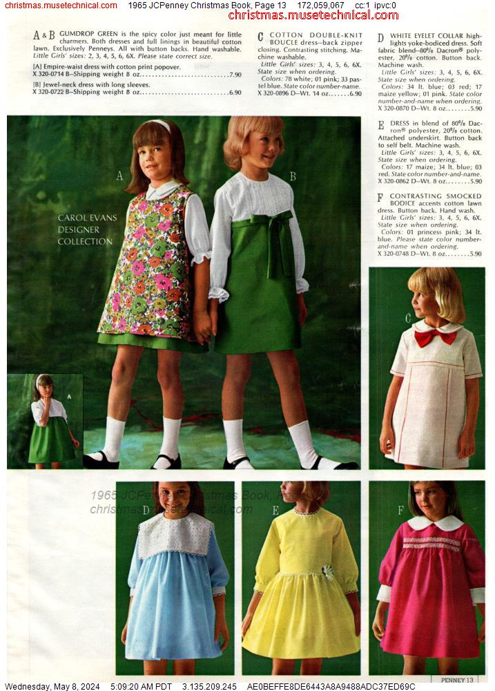 1965 JCPenney Christmas Book, Page 13